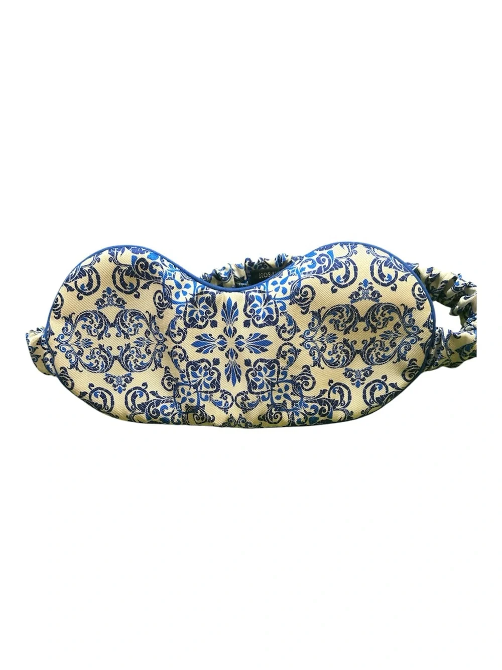 Jim Thompson Blue & White Toile Sleep Mask with Matching Pouch